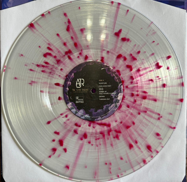 The Click (TRANSPARENT WITH RED SPLATTER VINYL) | Mint (M) Mint (M)
