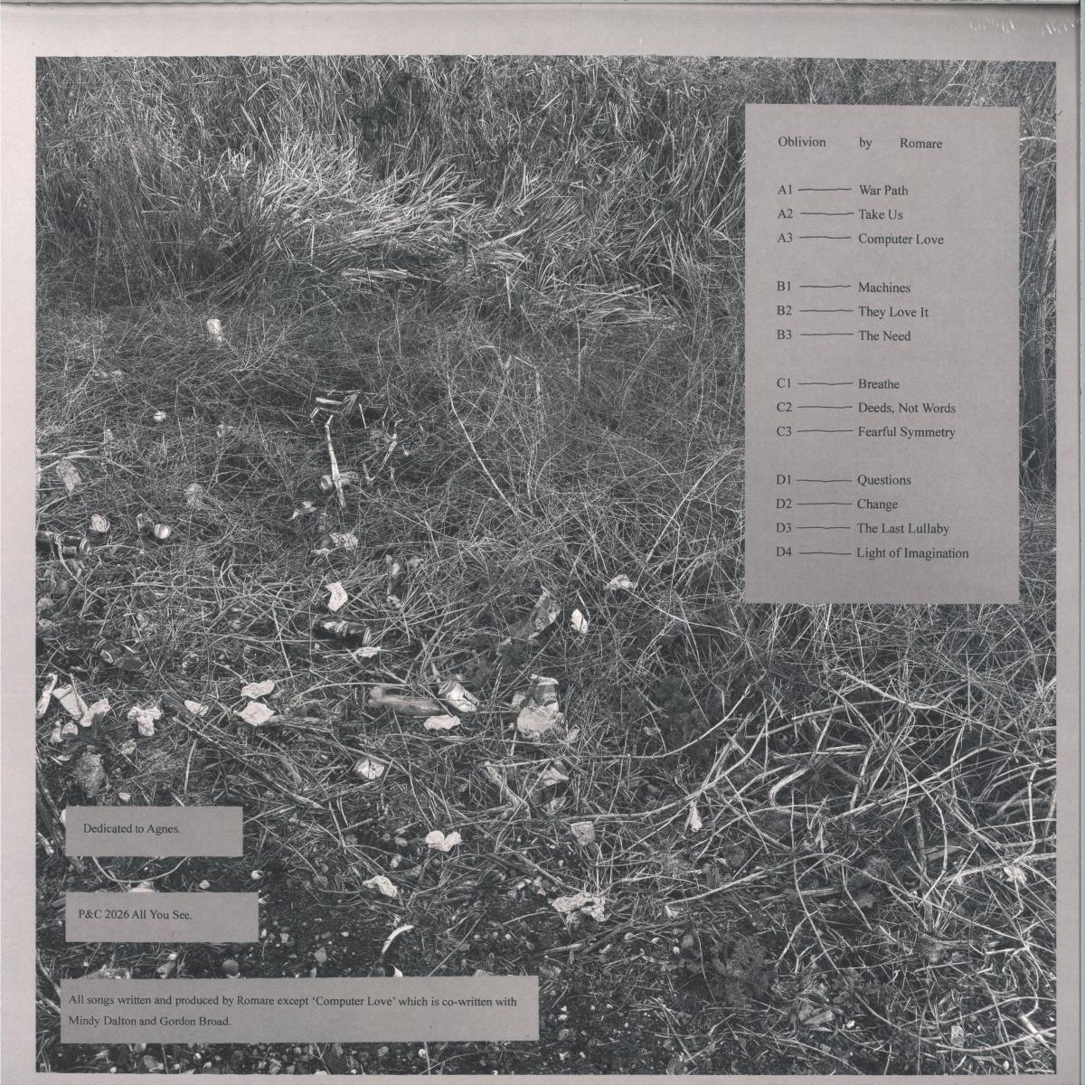 Romare - Oblivion (VINYL 2xLP All You See) | NEW - DOWNTEMPO *NEW*