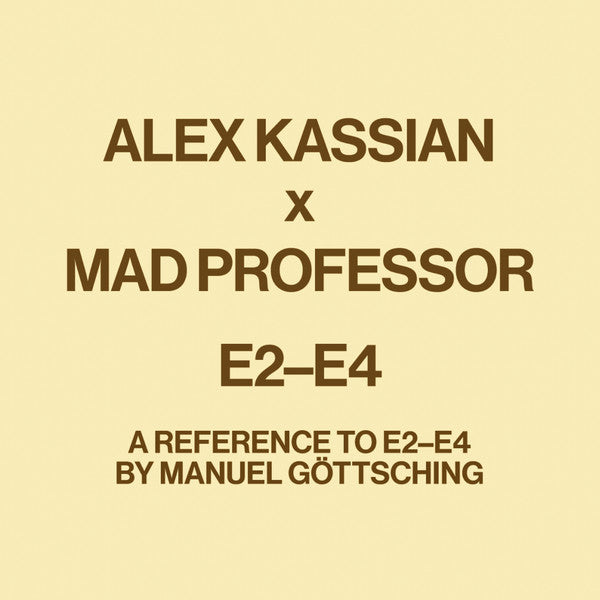 E2-E4 - A Reference To E2-E4 By Manuel Göttsching | Mint (M) Near Mint (NM) - DOWNTEMPO *NEW*