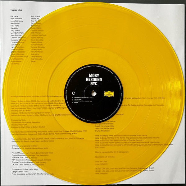 Resound NYC (CLEAR "SUN" YELLOW VINYL) | Mint (M) Mint (M)