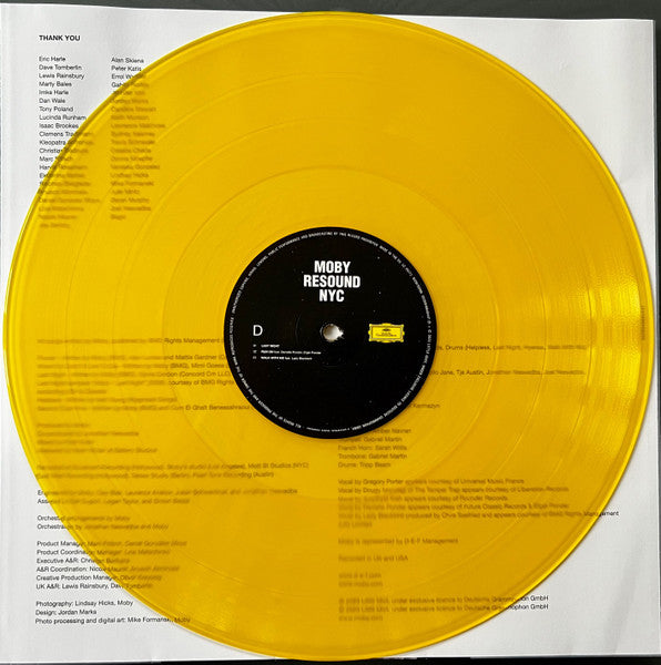 Resound NYC (CLEAR "SUN" YELLOW VINYL) | Mint (M) Mint (M)