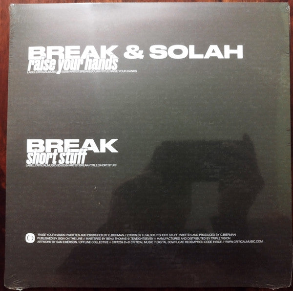 Raise Your Hands (VINYL 12") | Mint (M) Mint (M) - DRUM & BASS *NEW*