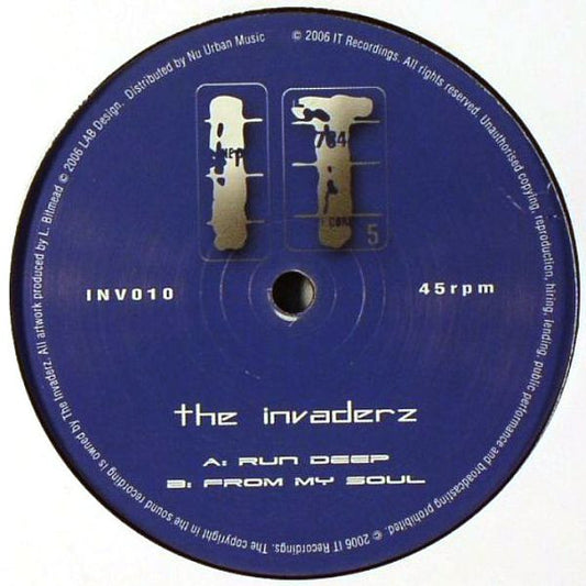Invaderz Run Deep / From My Soul 12" Mint (M) Generic