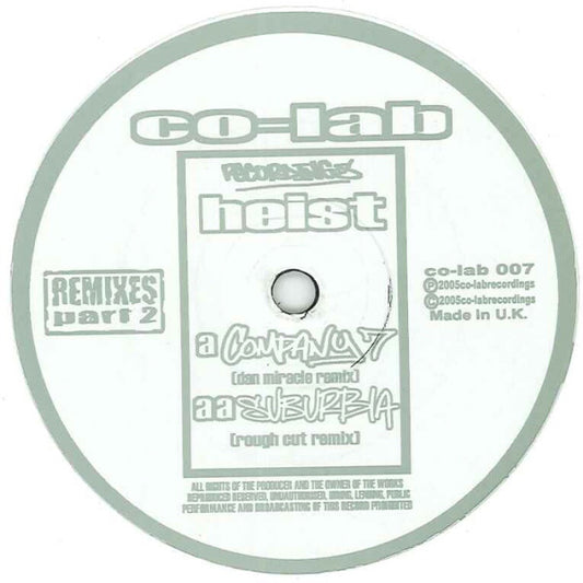 Heist Company 7 / Suburbia (Remixes) 12" Mint (M) Generic