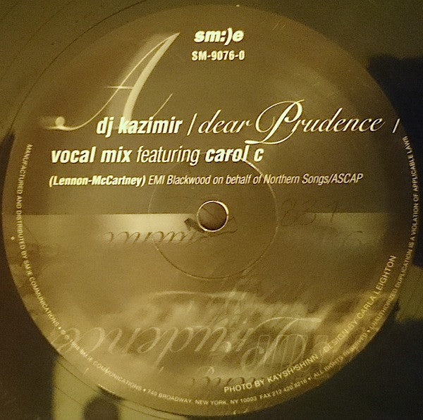 Dear Prudence (VINYL) | Excellent (EX) Excellent (EX) - DRUM & BASS / USED *EXCELLENT*