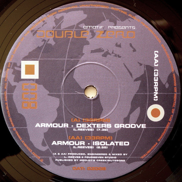 Dexters Groove / Isolated (10" VINYL) | Excellent (EX) Near Mint (NM) - DRUM & BASS / USED *EXCELLENT*