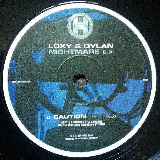 Nightmare E.P. *RECORD 2 ONLY* (12" VINYL) | Excellent (EX) Generic - DRUM & BASS / USED *EXCELLENT*