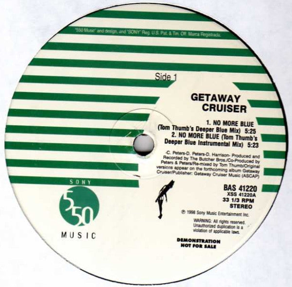 Getaway Cruiser - No More Blue | Near Mint (NM) Very Good Plus (VG+) - DRUM & BASS / USED *NEAR MINT*