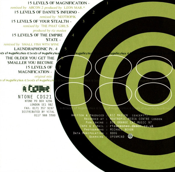 15 Levels Of Magnification (CD) | Near Mint (NM) Near Mint (NM) - DRUM & BASS / USED *NEAR MINT*