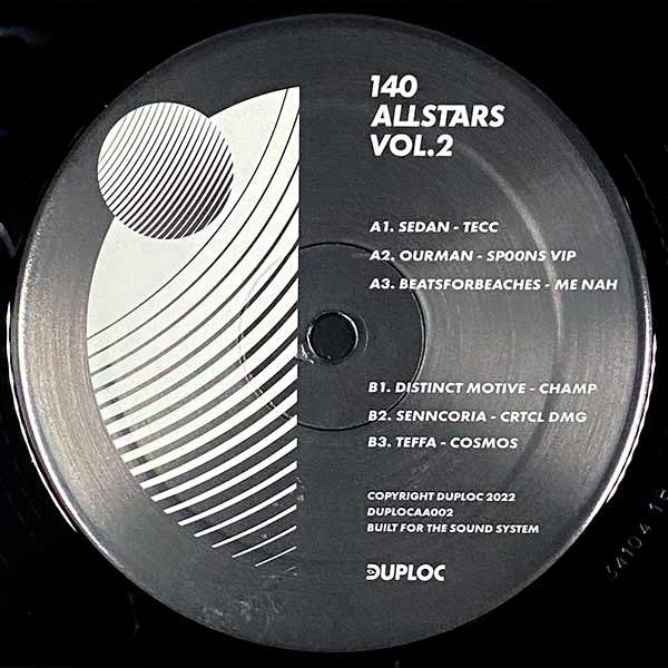 140 ALLSTARS Vol. 2 (VINYL) | Mint (M) Generic - DUBSTEP *NEW*