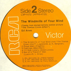 Ed Ames The Windmills Of Your Mind RCA Victor LP, Album Mint (M) Near Mint (NM or M-)