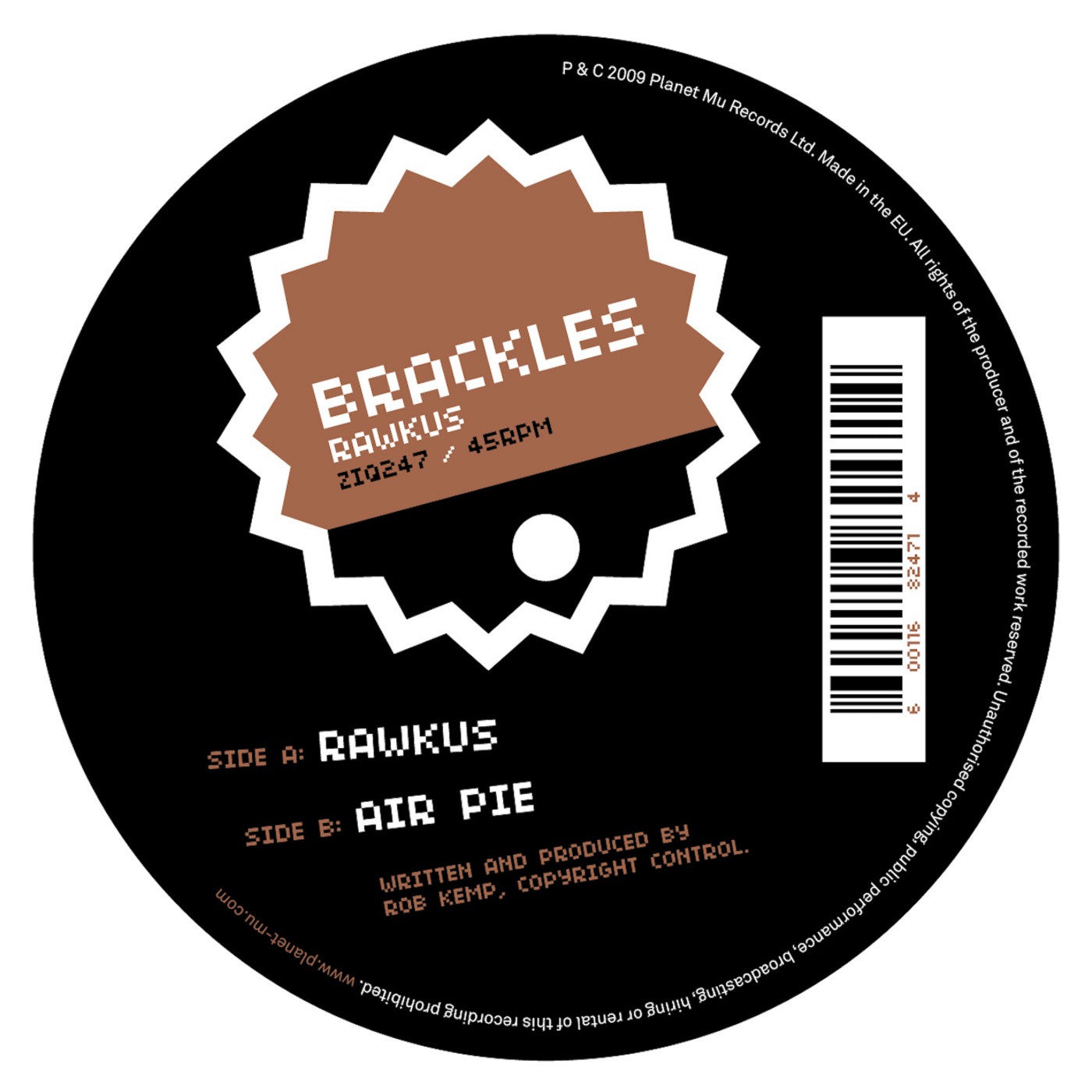Brackles - Rawkus - 12" | - ELECTRONIC *NEW*