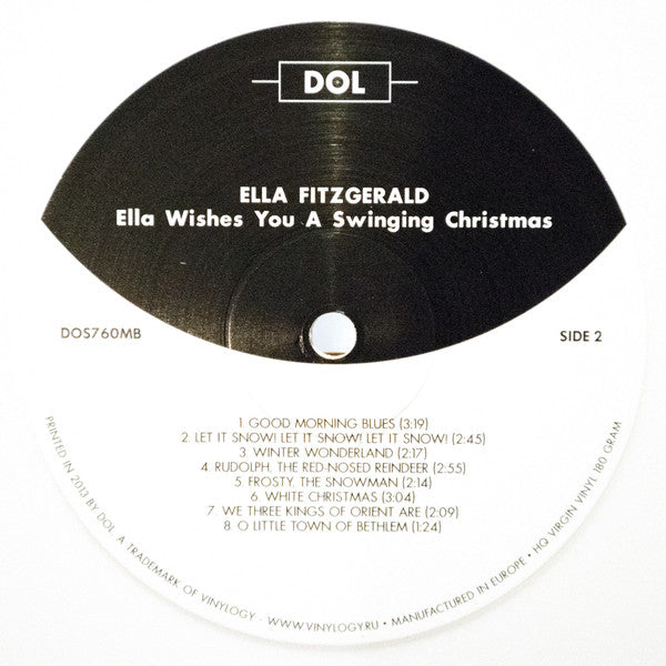 Ella Fitzgerald Ella Wishes You A Swinging Christmas DOL LP, Album, RE, Whi Mint (M) Mint (M)