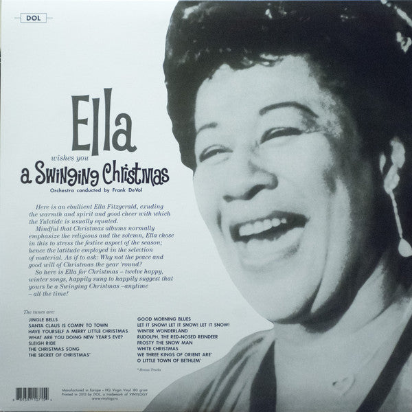 Ella Fitzgerald Ella Wishes You A Swinging Christmas DOL LP, Album, RE, Whi Mint (M) Mint (M)