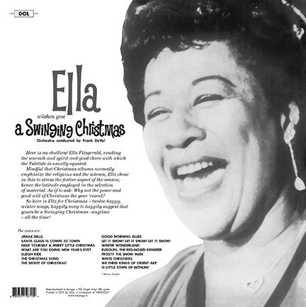 Ella Fitzgerald Ella Wishes You A Swinging Christmas DOL LP, Album, RE, Whi Mint (M) Mint (M)