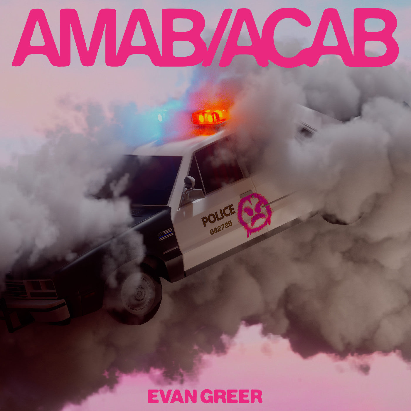 Amab/Acab (Clear/Pink Cloud Vinyl) |