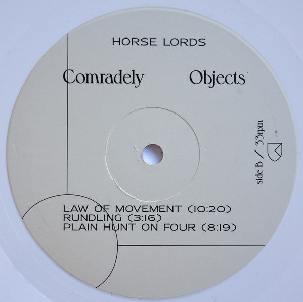 Horse Lords - Comradely Objects (Ltd White VInyl) | Mint (M) Mint (M) - EXPERIMENTAL *COLOR*