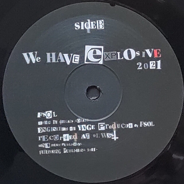 FSOL - We Have Explosive (VINYL LP) | USED Near Mint (NM or M-) Near Mint (NM or M-) - EXPERIMENTAL / USED *NEAR MINT*