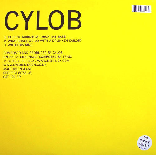 Cut The Midrange Drop The Bass (VINYL) | Very Good (VG) Very Good (VG) - EXPERIMENTAL / USED *VERY GOOD*