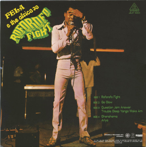 Music Of Fela - Roforofo Fight | Mint (M) Mint (M) - WORLD *COLOR*