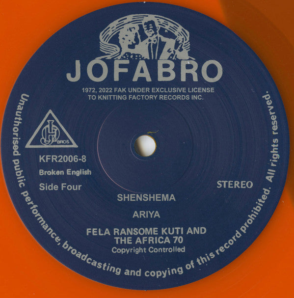 Music Of Fela - Roforofo Fight | Mint (M) Mint (M) - WORLD *COLOR*