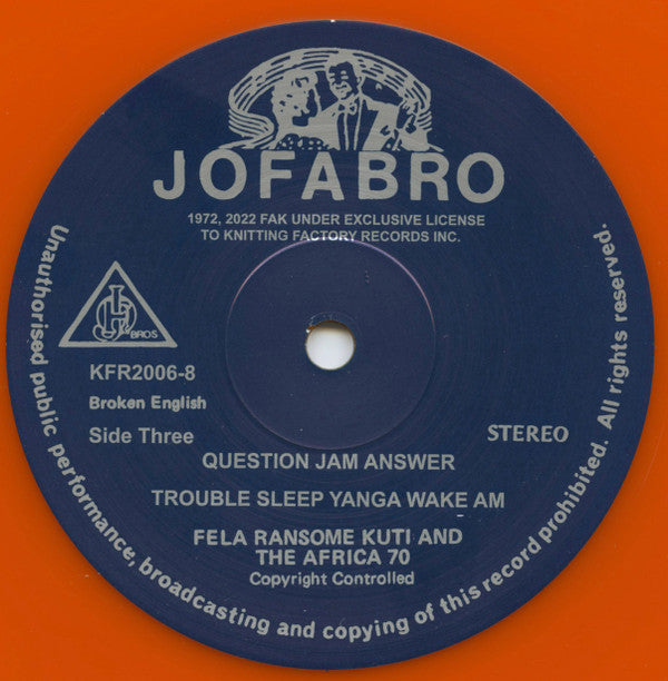 Music Of Fela - Roforofo Fight | Mint (M) Mint (M) - WORLD *COLOR*