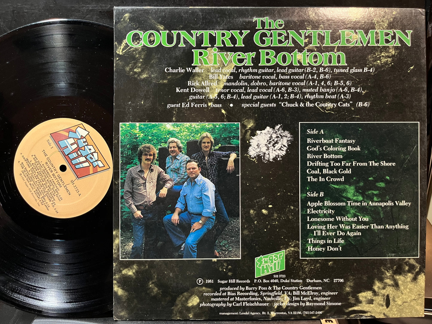The Country Gentlemen - River Bottom (VINYL LP SUGAR HILL SH 3723 1981) | Near Mint (NM or M-) Near Mint (NM) - FOLK/BLUEGRASS / USED *NEAR MINT*