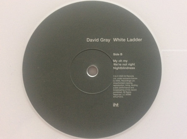 White Ladder: 20th Anniversary (WHITE VINYL) | Mint (M) Mint (M) - FOLK/INDIE *SEALED/COLOR*