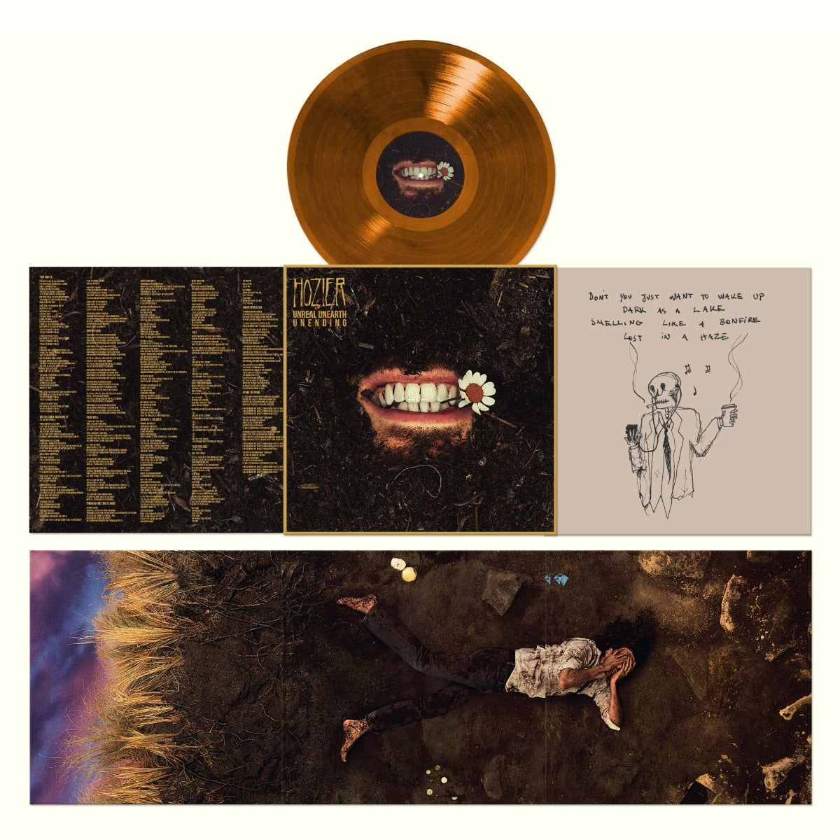 Unreal Unearth Unending (DELUXE | RAW OCHRE VINYL) | Mint (M) Mint (M) - FOLK *SEALED/COLOR*