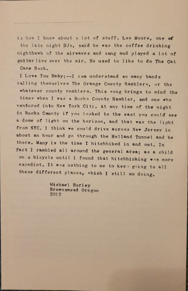 Back Home With Drifting Woods (VINYL) | Mint (M) Mint (M) - FOLK *NEW*