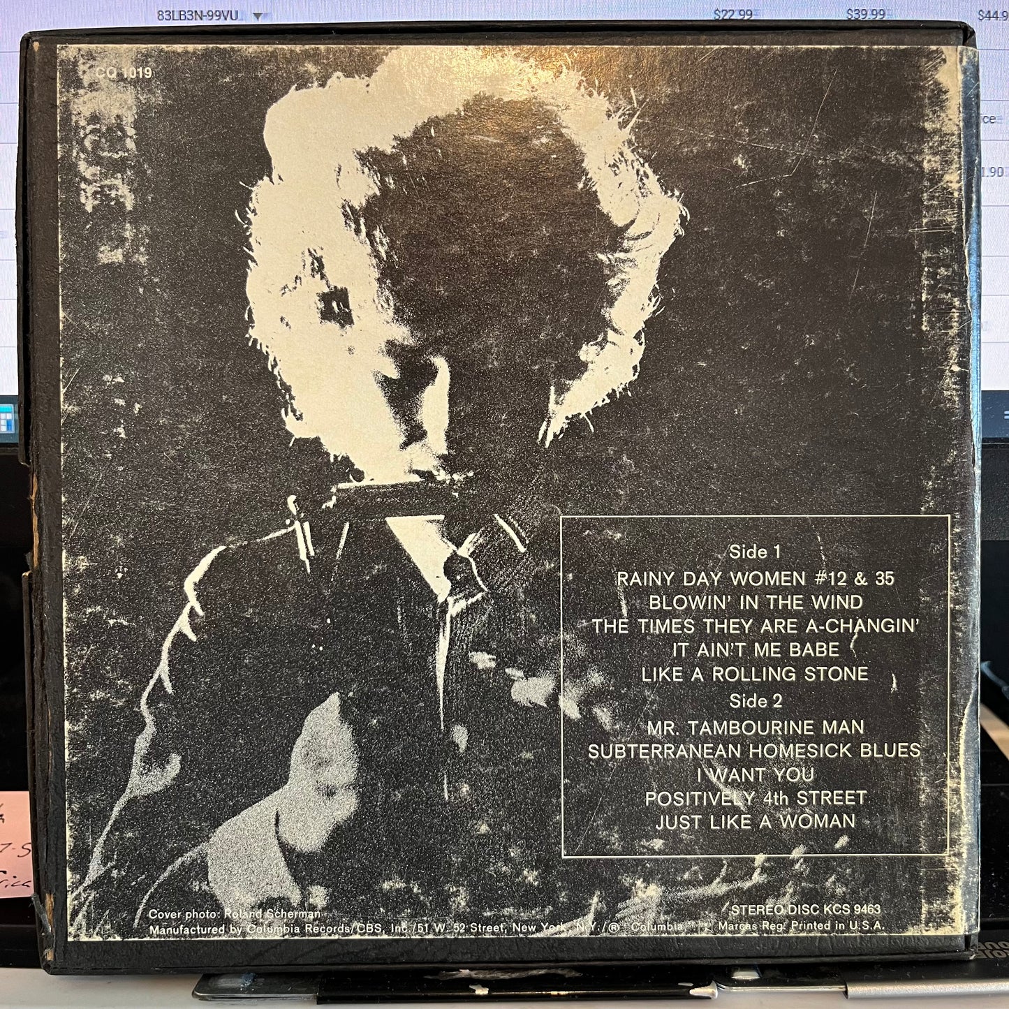 Bob Dylan Bob Dylan's Greatest Hits REEL TO REEL Excellent (EX) Very Good Plus (VG+)
