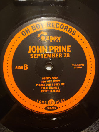 September 78 (VINYL) | Mint (M) Mint (M)