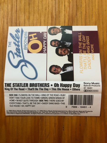 Oh, Happy Day (CASSETTE) | Mint (M) Mint (M) - FOLK *SEALED*