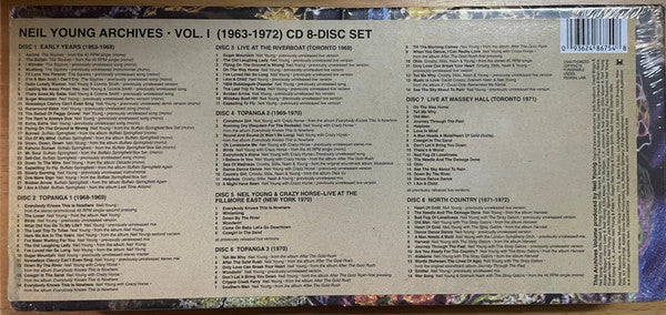 Neil Young Archives - Vol. I (1963-1972)(CD BOX) | Mint (M) Mint (M) - FOLK *SEALED*