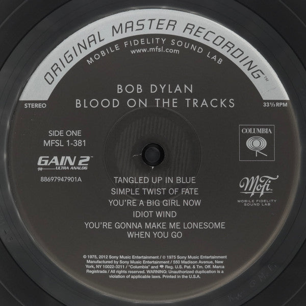 Blood On The Tracks (MFSL VINYL) | Mint (M) Mint (M) - FOLK *SEALED*