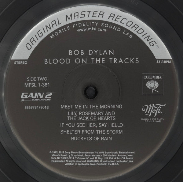 Blood On The Tracks (MFSL VINYL) | Mint (M) Mint (M) - FOLK *SEALED*