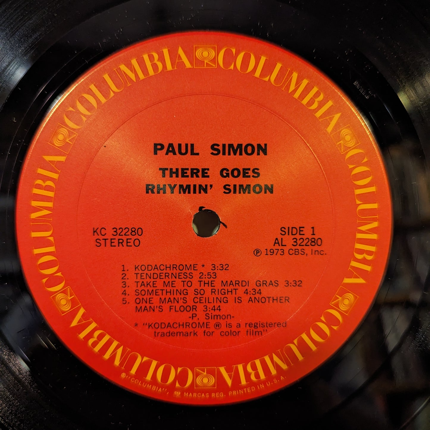 Paul Simon There Goes Rhymin' Simon *PITMAN* LP Excellent (EX) Excellent (EX)