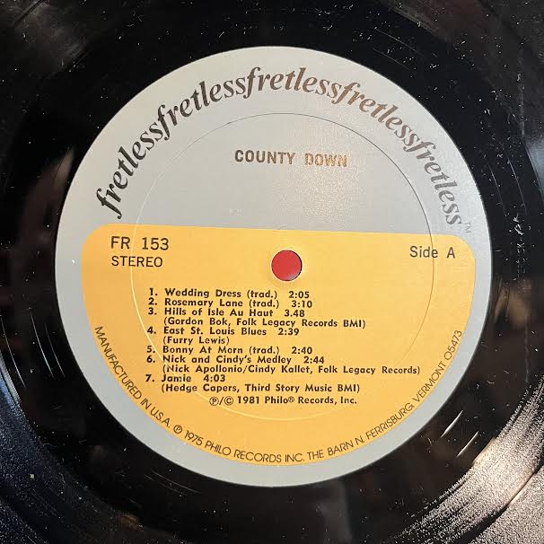 County Down (VINYL) *SIGNED* | Excellent+ (EX+) Excellent (EX) - FOLK / USED *EXCELLENT+*