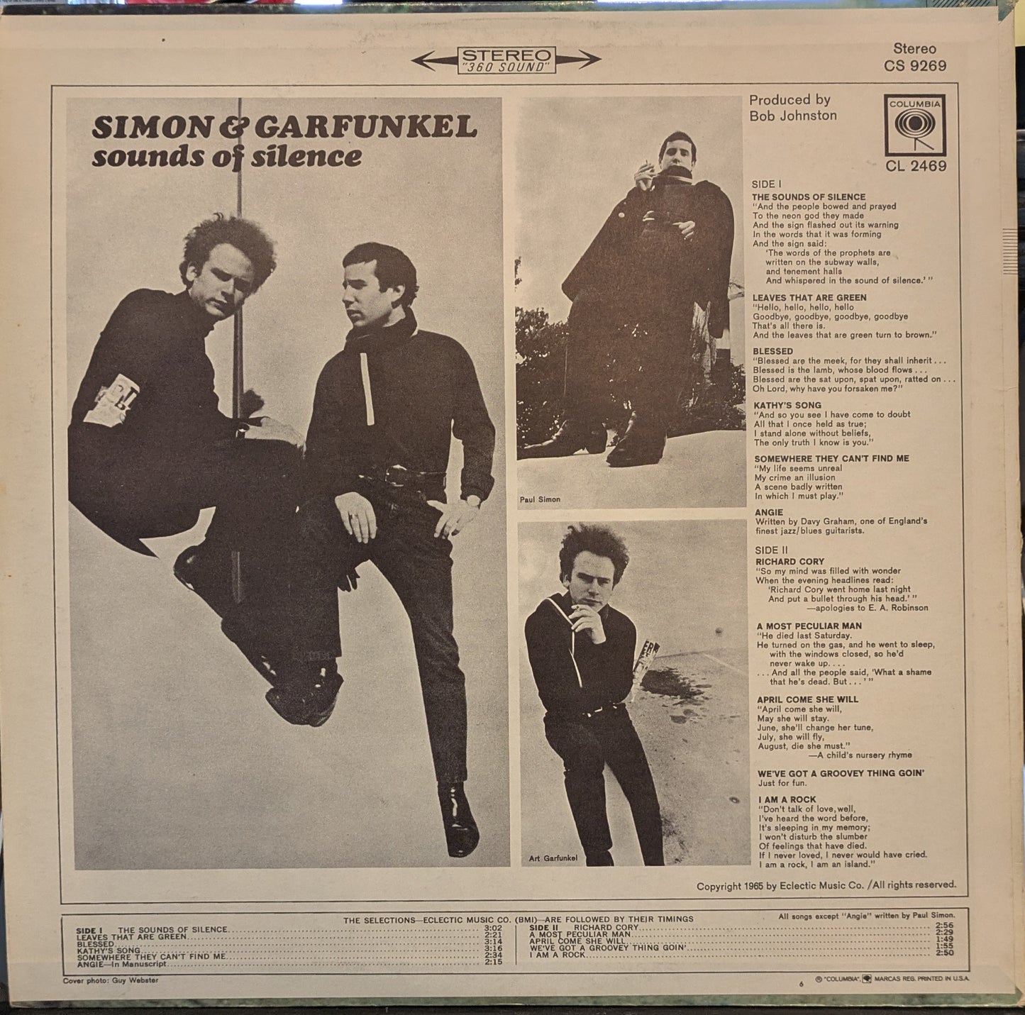 Sounds Of Silence (VINYL) | Excellent+ (EX+) Near Mint (NM) - FOLK / USED *EXCELLENT+*