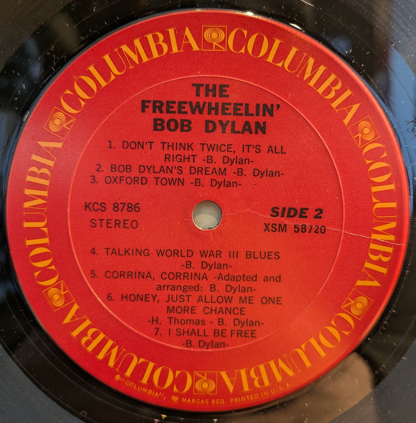 The Freewheelin' Bob Dylan (VINYL) | Excellent+ (EX+) Very Good Plus (VG+) - FOLK / USED *EXCELLENT+*
