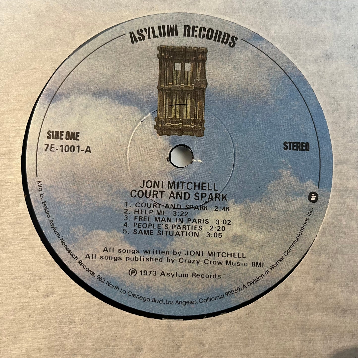 Court And Spark | Excellent (EX) Very Good Plus (VG+)