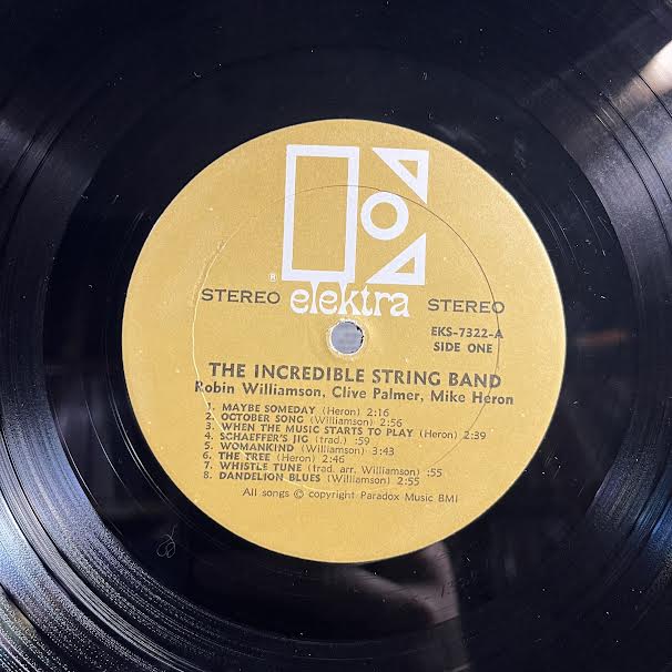 The Incredible String Band (VINYL) | Excellent (EX) Very Good Plus (VG+) - FOLK / USED *EXCELLENT*