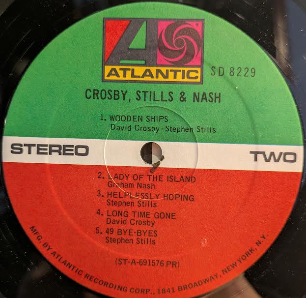 Crosby, Stills & Nash (VINYL) | Excellent (EX) Near Mint (NM) - FOLK / USED *EXCELLENT*