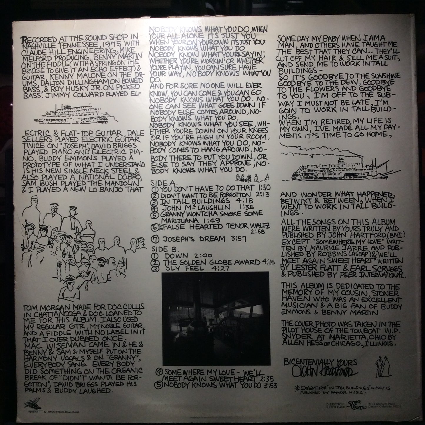 Nobody Knows What You Do (VINYL) | Excellent (EX) Very Good Plus (VG+) - FOLK / USED *EXCELLENT*