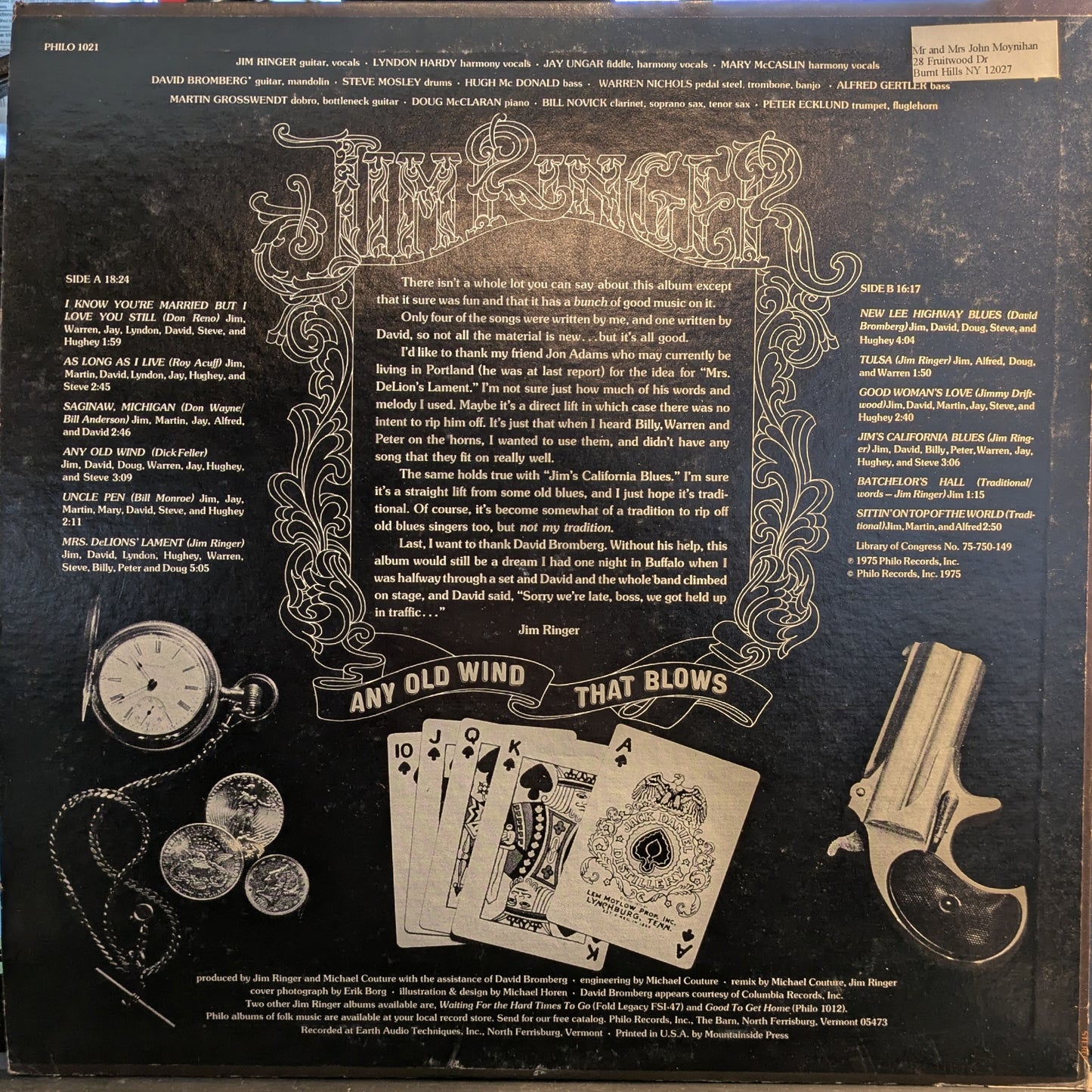 Any Old Wind That Blows (VINYL) | Near Mint (NM) Excellent (EX) - FOLK / USED *NEAR MINT-*