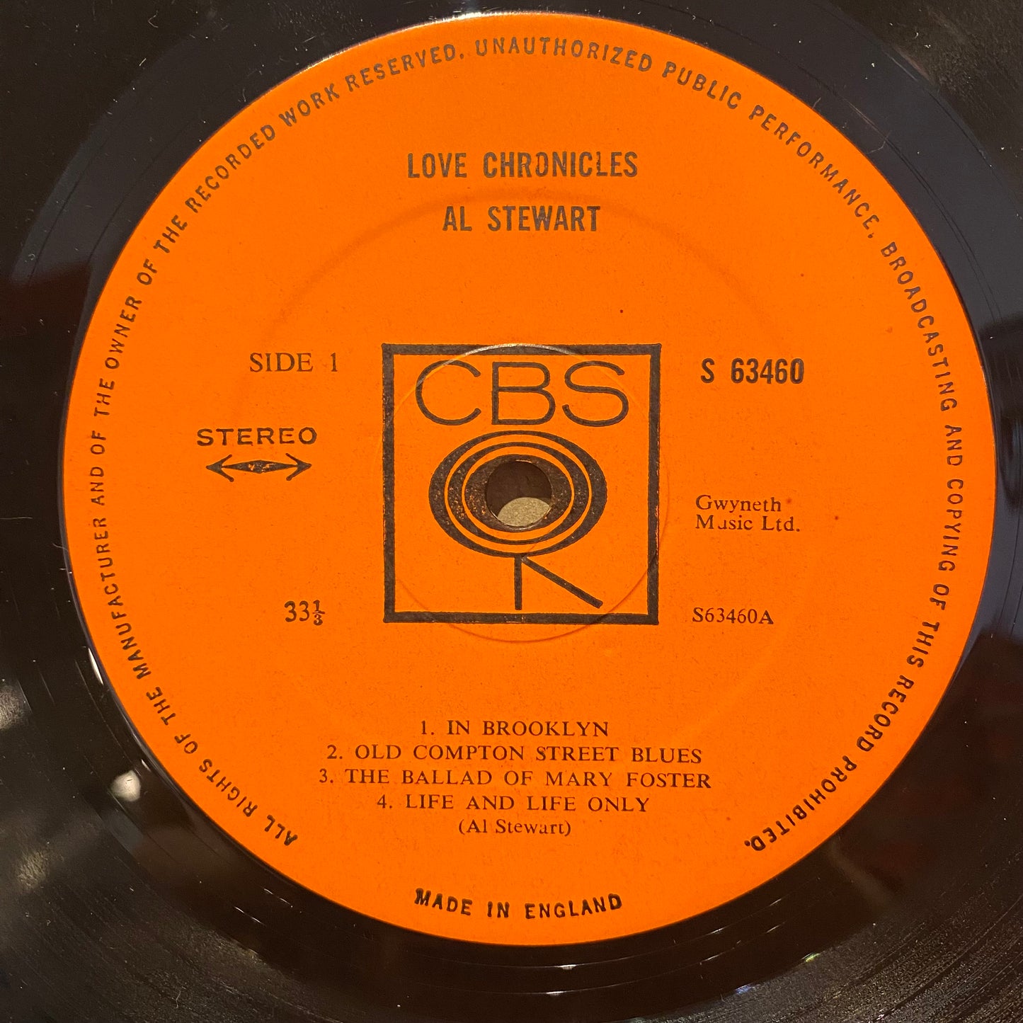 Al Stewart - Love Chronicles *UK IMPORT* | Near Mint (NM) Near Mint (NM) - FOLK / USED *NEAR MINT*