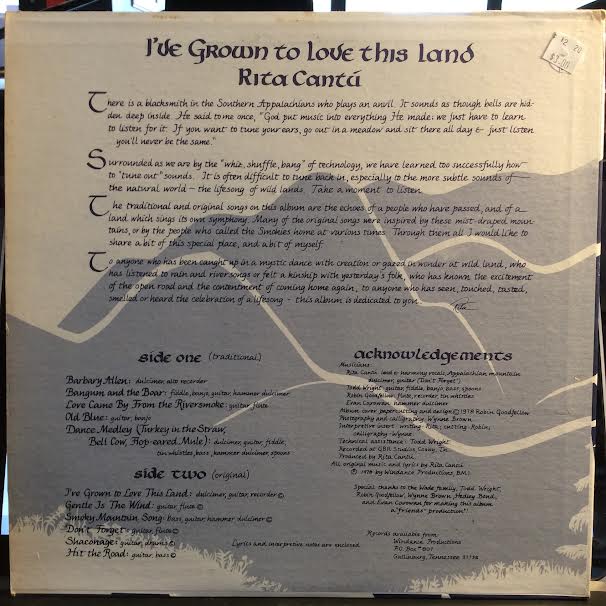 I've Grown To Love This Land (VINYL) | Near Mint (NM or M-) Near Mint (NM or M-) - FOLK / USED *NEAR MINT*