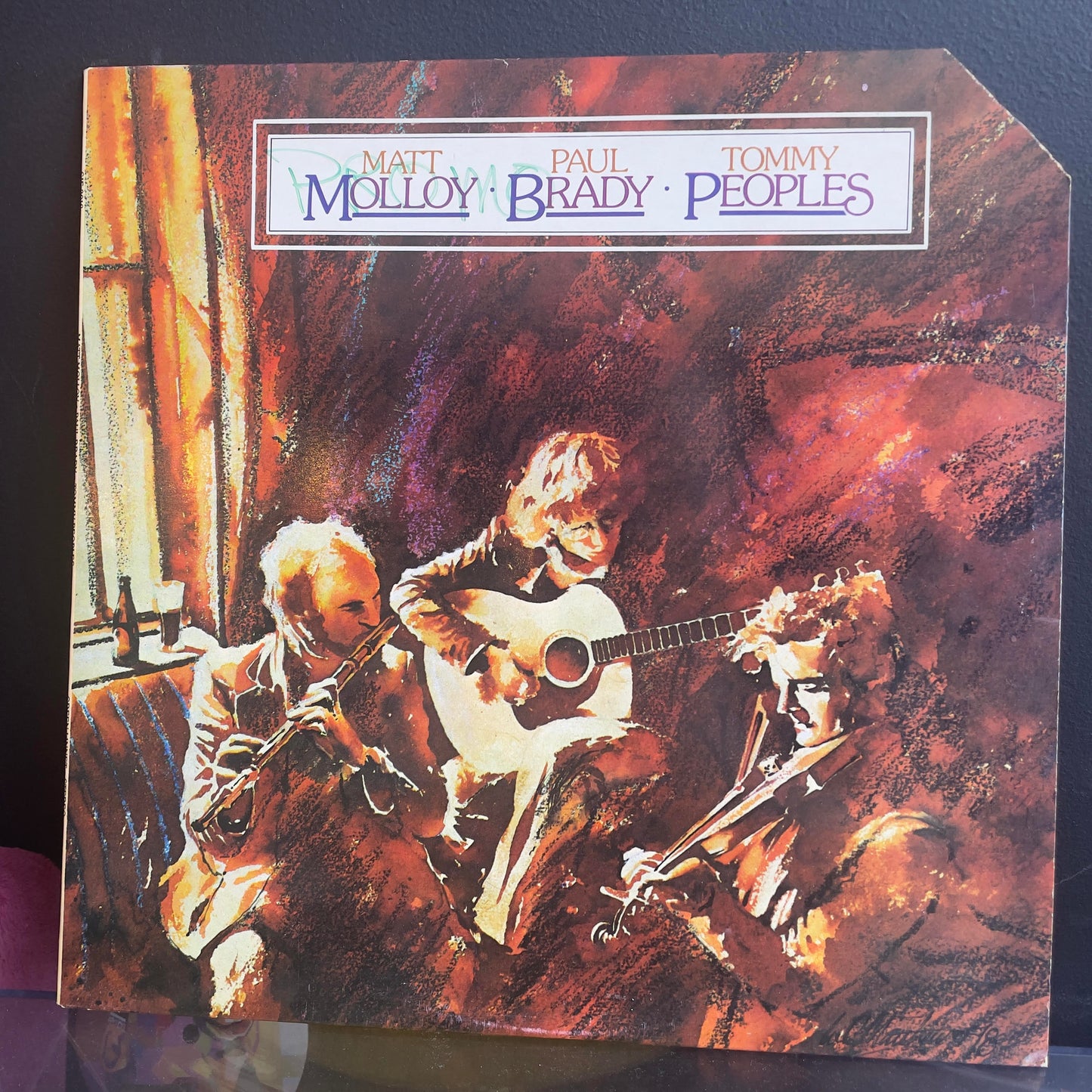 Matt Molloy - Paul Brady - Tommy Peoples (VINYL) | Near Mint (NM or M-) Excellent (EX) - FOLK / USED *NEAR MINT*