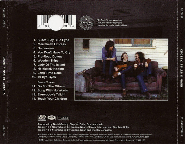 Crosby, Stills & Nash (CD) | Near Mint (NM) Near Mint (NM) - FOLK / USED *NEAR MINT*