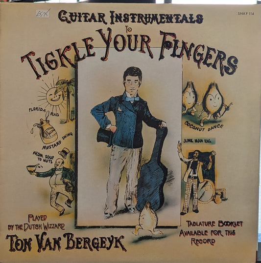 Ton Van Bergeijk Guitar Instrumentals To Tickle Your Fingers LP Near Mint (NM or M-) Near Mint (NM or M-)